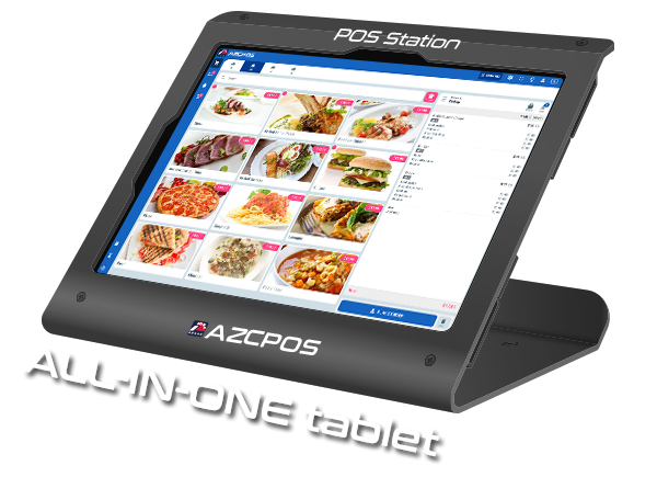Cloud-based POS system all-in-one tablet AZCPOS