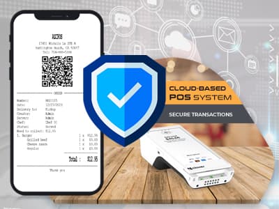 Secure transactions for quick service and to-go restaurants AZCPOS