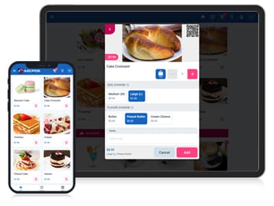 Online ordering convenience for bakeries AZCPOS