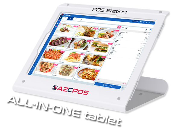 Cloud-based POS system all-in-one-tablet AZCPOS