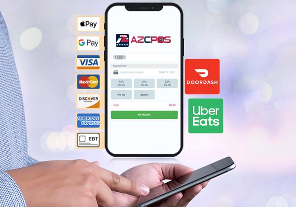 Flexible payment methods for online ordering AZCPOS