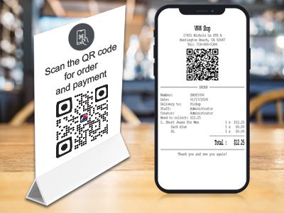 Efficient QRcode for retail stores AZCPOS