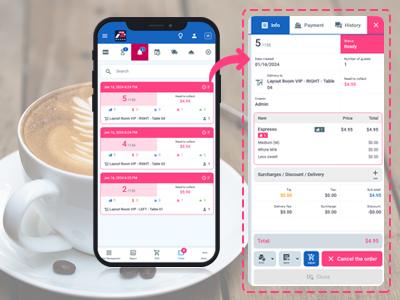 Enhance coffee and tea shop operations with swift order processing AZCPOS