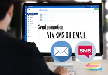 Send promotional information to customers via SMS or email AZCPOS