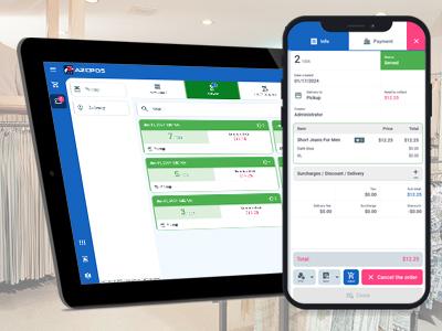 Simplified order management for retail stores AZCPOS